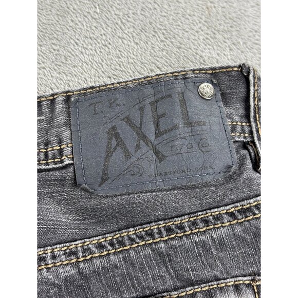 Mens Axel Relaxed Straight Jeans W36 L30 Gray Denim - Picture 6 of 8